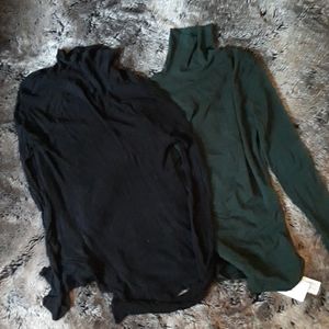 Bundle of 2 Semi Sheer Turtlenecks